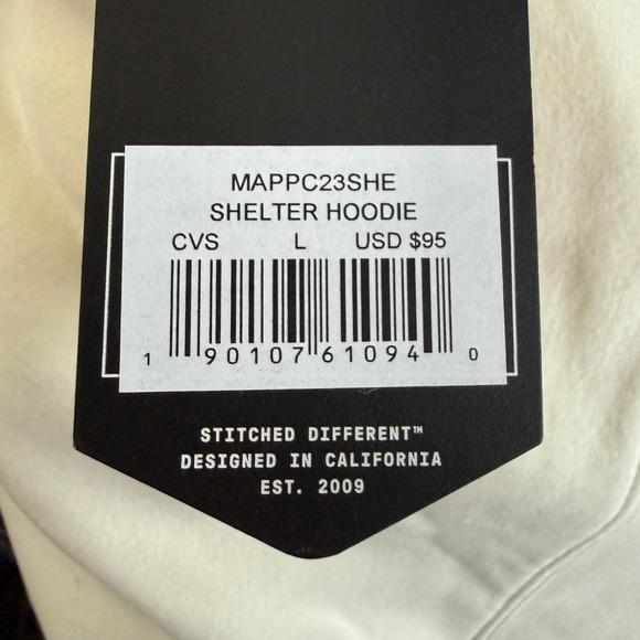 Stance Hoodie Mens Large Butterblend Cream Superior Softness Streetwear Leisure - Picture 2 of 7